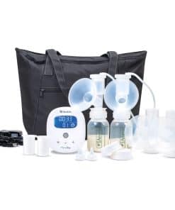 Sacaleches eléctrico doble Ameda MYA Joy con accesorios +