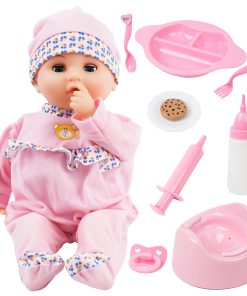 Muñeca Interactiva Toy Choi de 16 Pulgadas Rosa - Muñeca