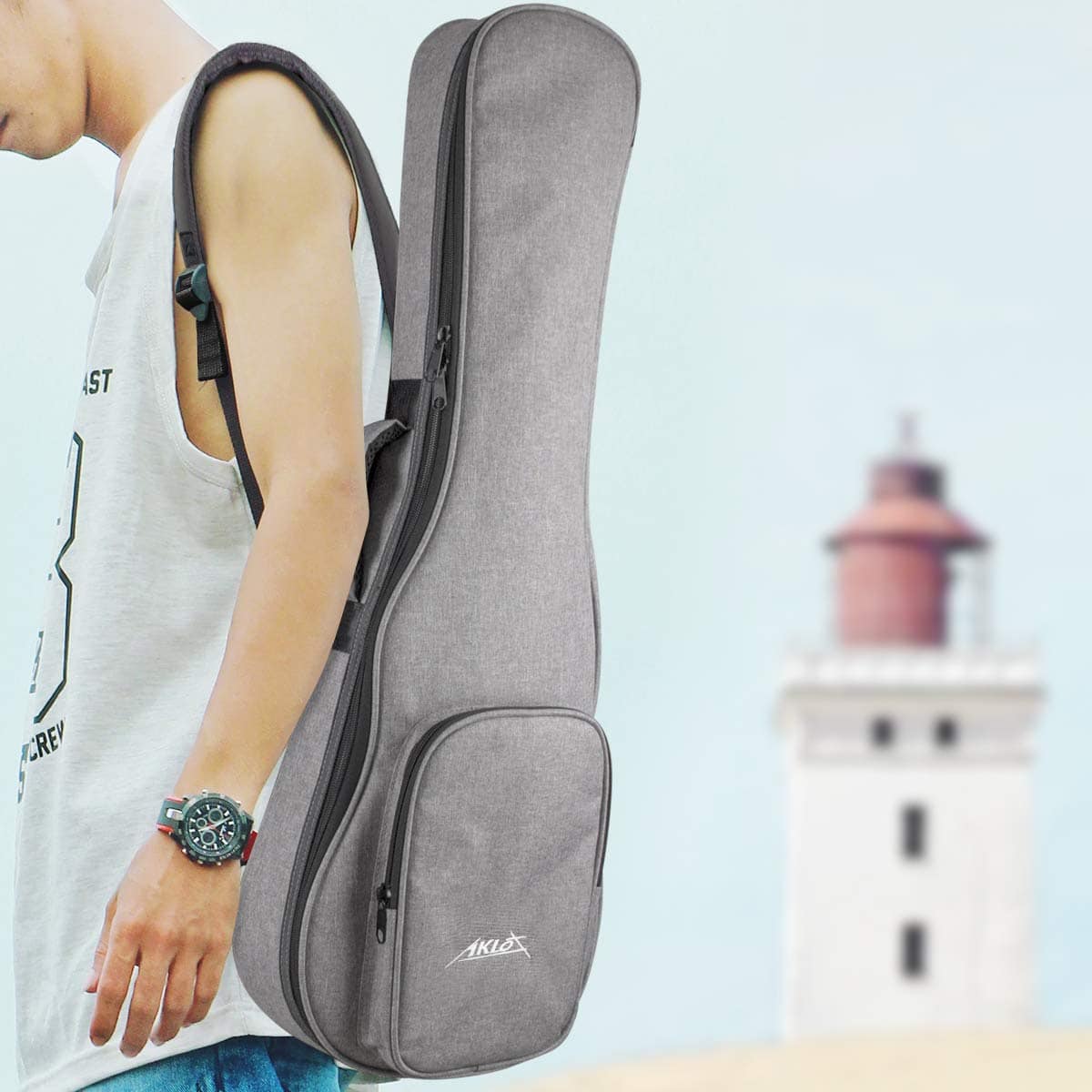 Estuche de transporte para ukulele de 32 pulgadas con asa - Imagen 10