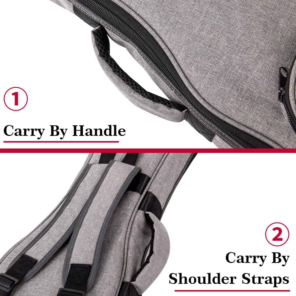 Estuche de transporte para ukulele de 32 pulgadas con asa - Imagen 3