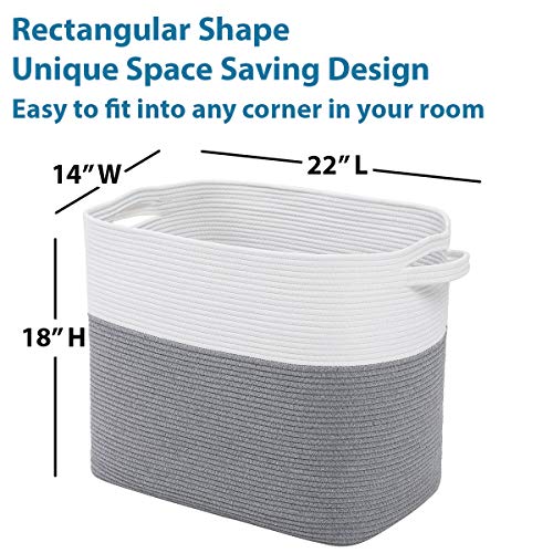 Cesto de Almacenamiento Extra Grande Rectangular de Mega - Imagen 3