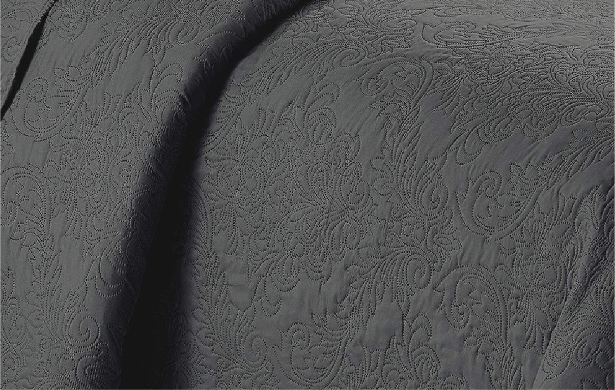 Set de Cubrecama de Lujo Floral de 3 Piezas con Relieve - Imagen 3