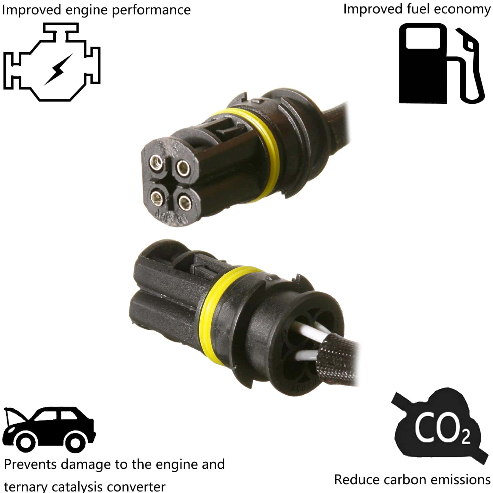 Sensor de Oxígeno Dropwater 1 Par Frontal Izquierdo y - Imagen 6