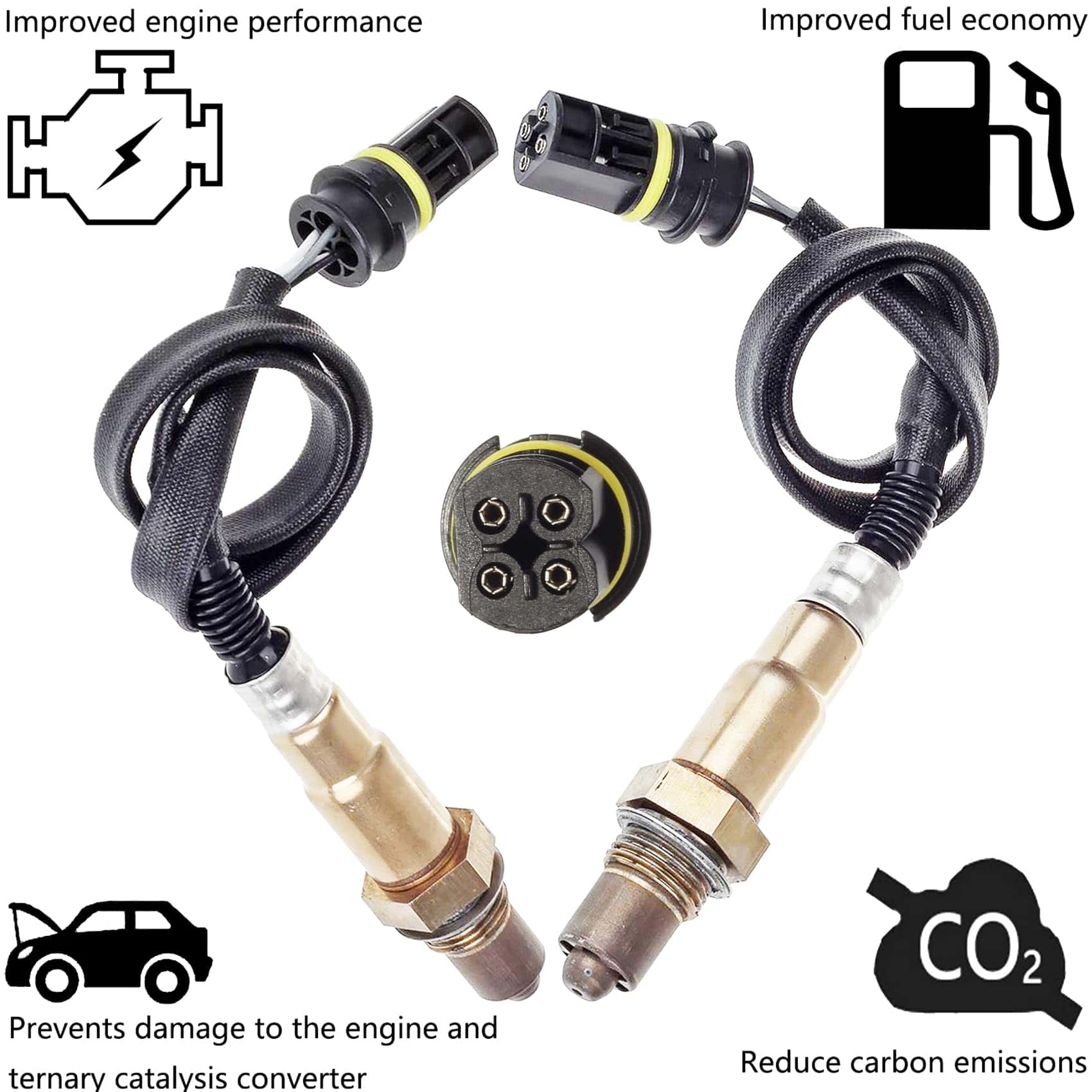 Sensor de Oxígeno Dropwater 1 Par Frontal Izquierdo y - Imagen 4