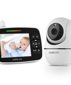 Monitor de Bebé ANMEATE con Cámara Pan-Tilt-Zoom Remota,