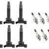 Paquete de 6 bobinas de encendido UF267 y 4504 bujías para