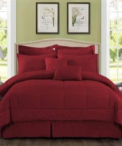 Juego de edredón MERRY HOME Cal King, Juego de 10 piezas de