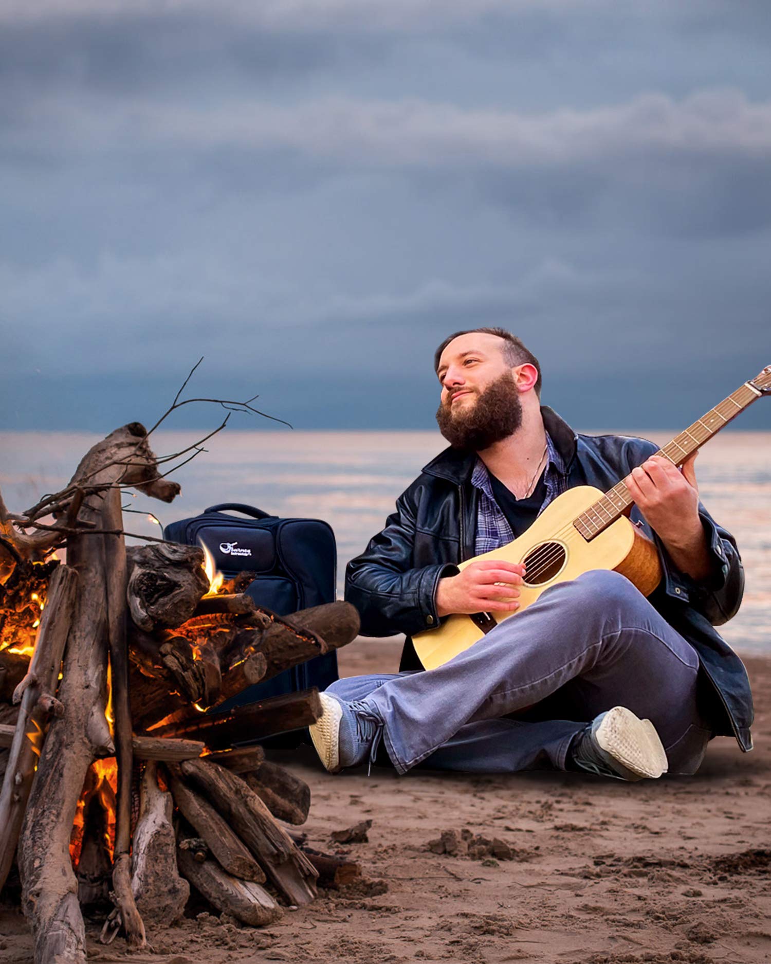 Guitarra de Viaje Journey Instruments Solid Sitka - PJ410N - Imagen 10