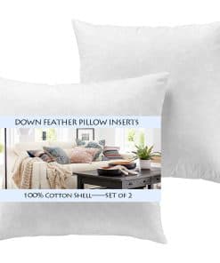 Juego de 2 Insertos de Almohada Euro 26x26 - Relleno de