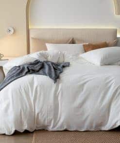 Juego de funda nórdica de algodón lavado JIYUAN 100%