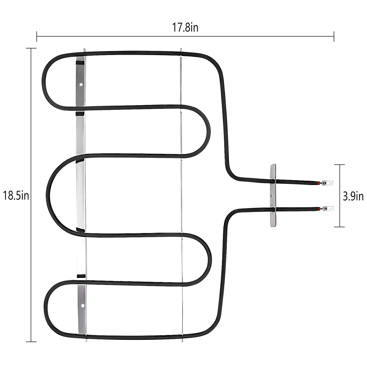 Elemento de Cocción Inferior W10276482 PS3489207 AP4701262 - Imagen 6