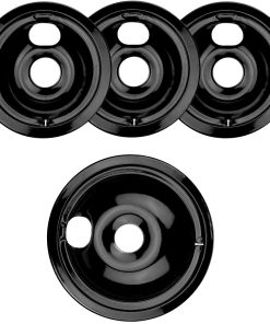 Juego de 4 Tapetes de Goteo de Porcelana Negra de AMI PARTS