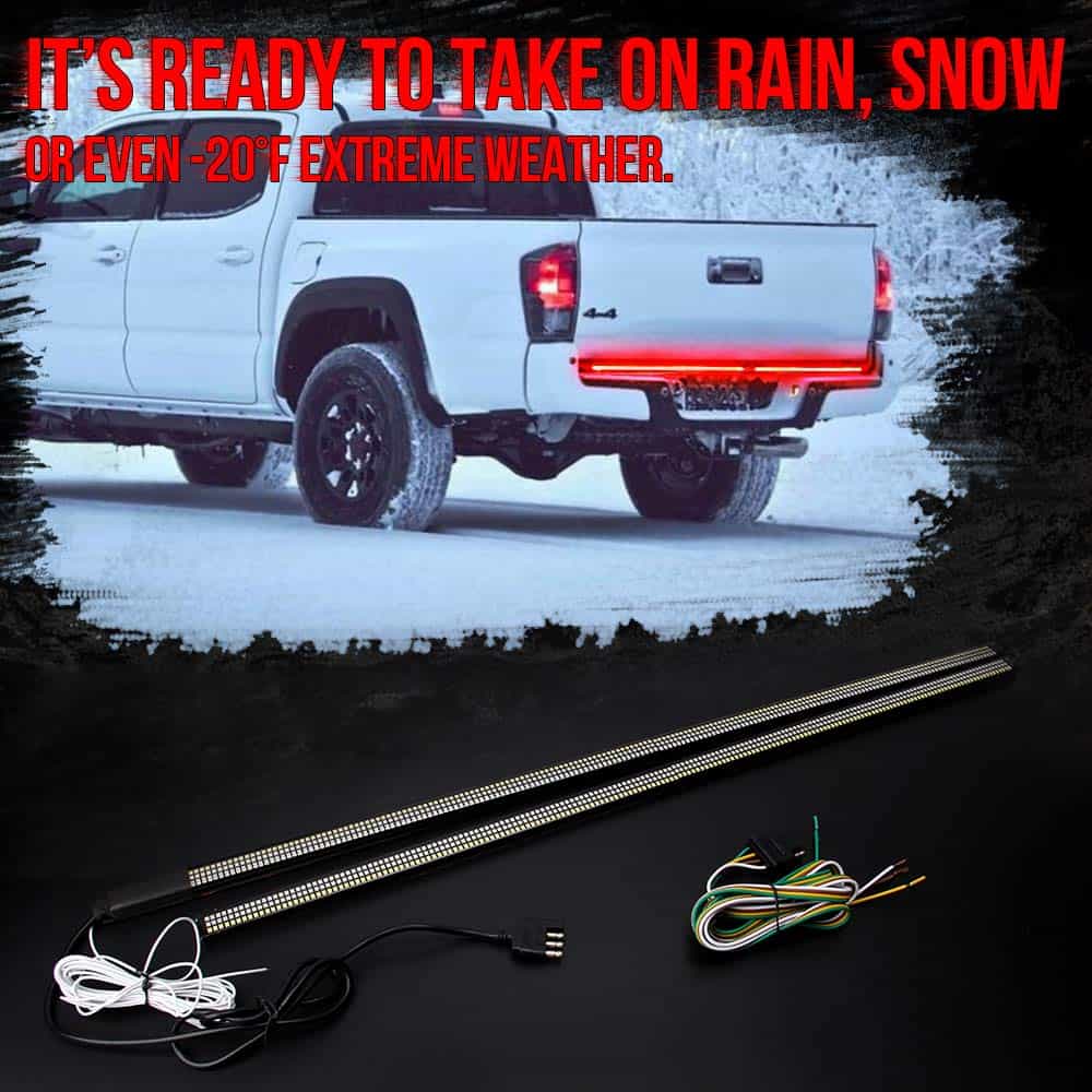 OPL5 Barra de luz trasera triple de 60 pulgadas a prueba de - Imagen 8