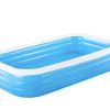 Alberca Familiar Inflable Rectangular H2OGO! Azul (10' x 6'