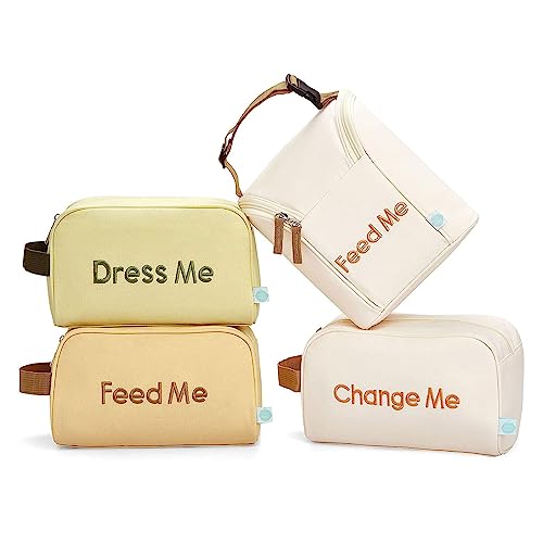 Organizador de pañales, biberones y suministros para bebés