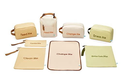 Organizador de pañales, biberones y suministros para bebés