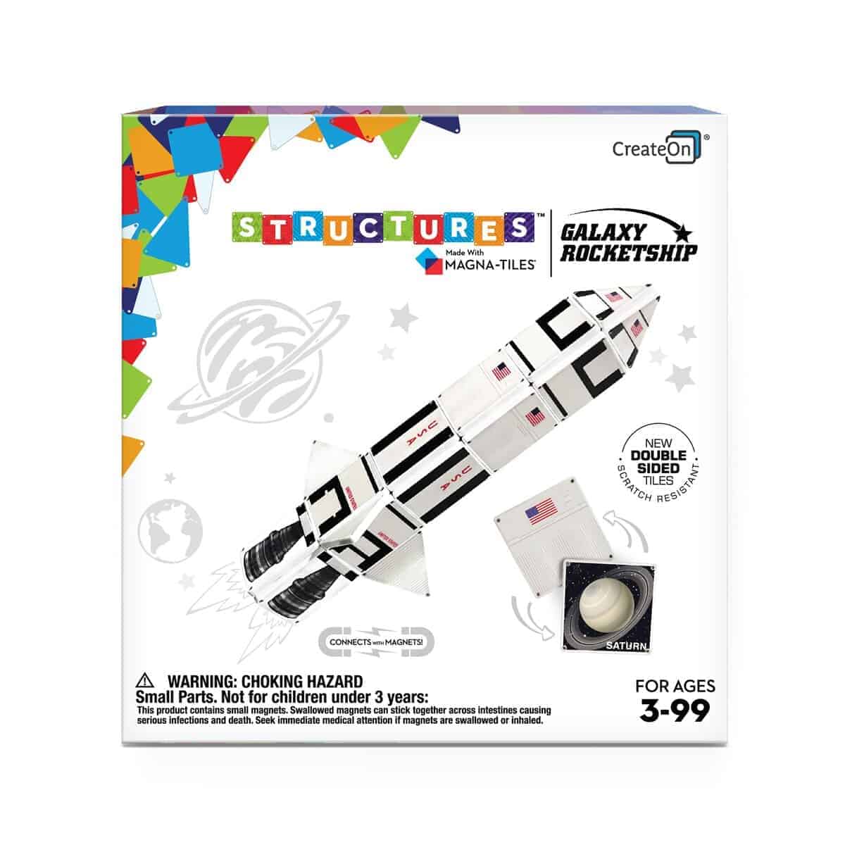 Set de Construcción de Estructuras Magna-Tiles CreateOn