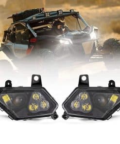 Faros delanteros LED de lente transparente de reemplazo