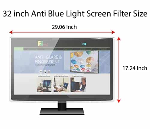 Filtro de Pantalla Premium Anti Luz Azul para Monitor de - Imagen 3