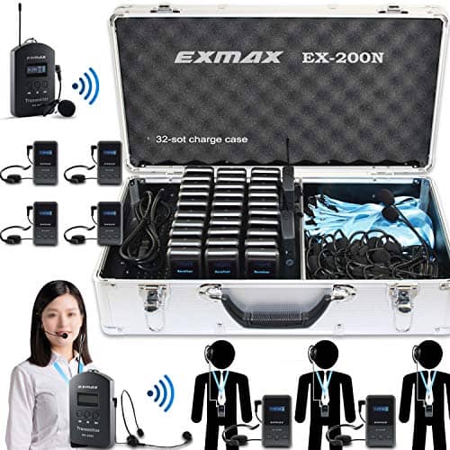 Sistema de Guía Turística Inalámbrico EXMAX EX-200N Equipo
