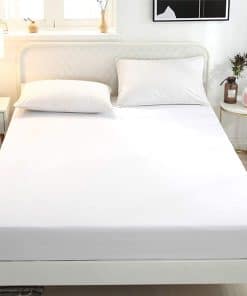 Sábana Ajustable Tamaño King - Sábana Inferior Blanca