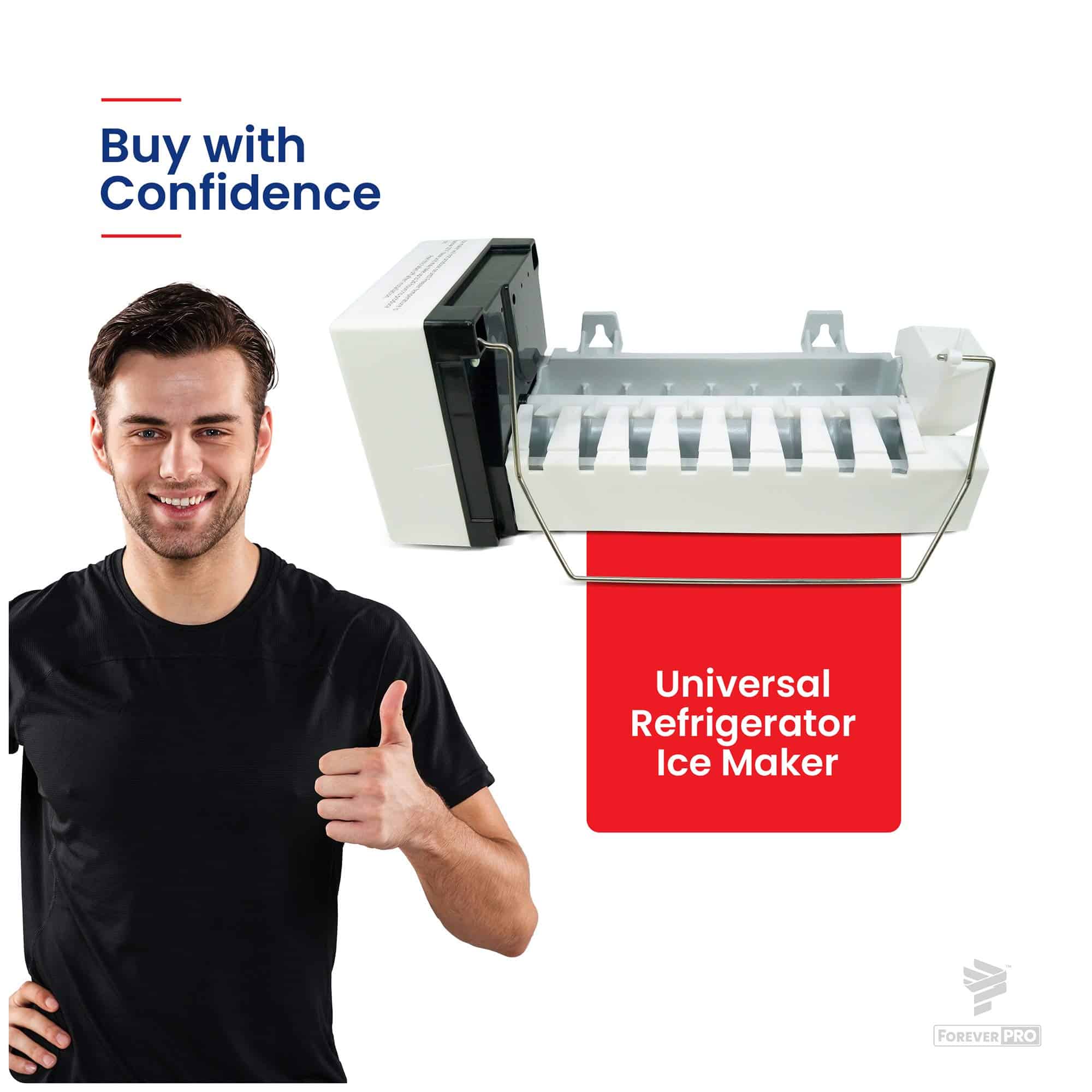 ForeverPRO D7824706Q Repuesto de Fábrica de Hielo para - Imagen 7