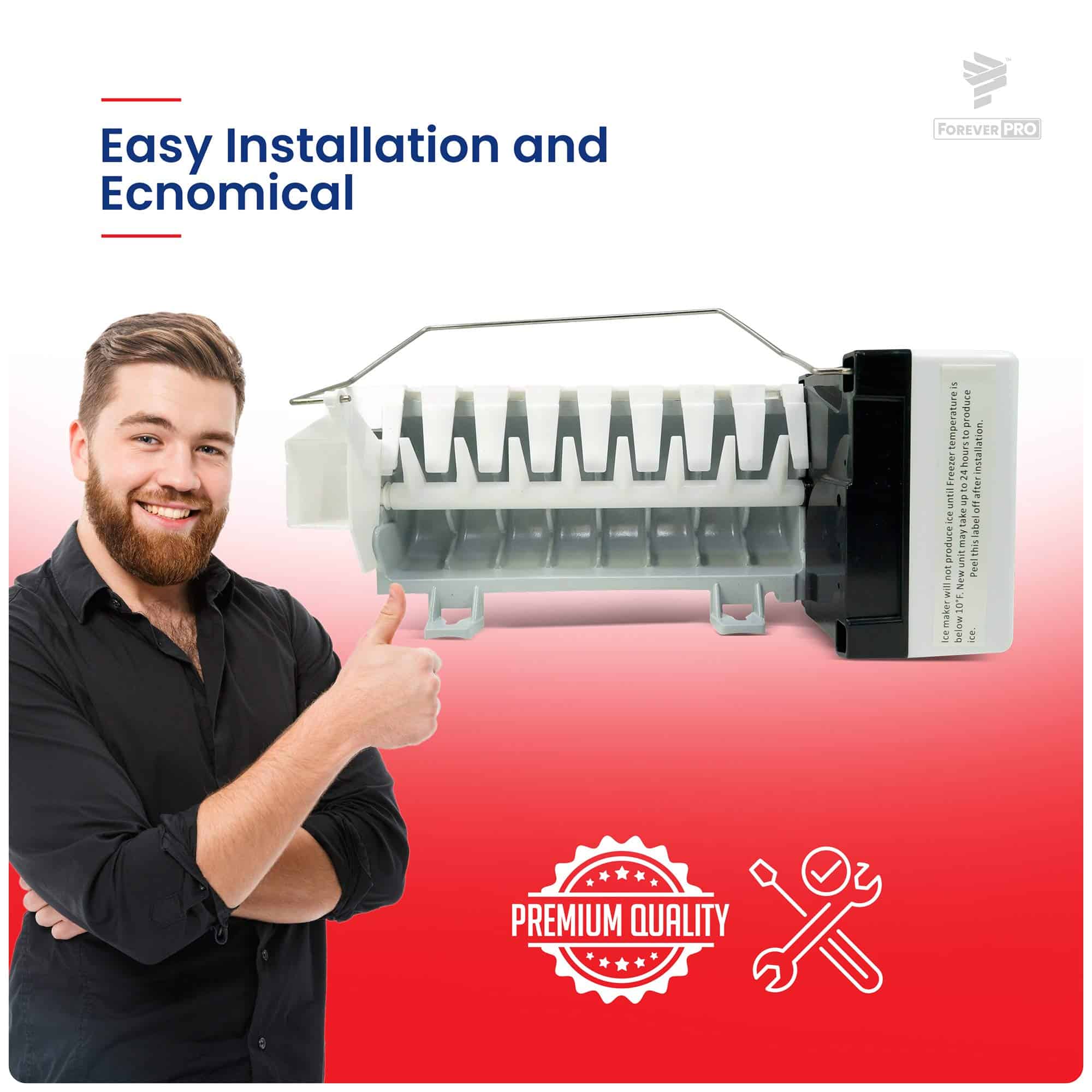 ForeverPRO D7824706Q Repuesto de Fábrica de Hielo para - Imagen 3