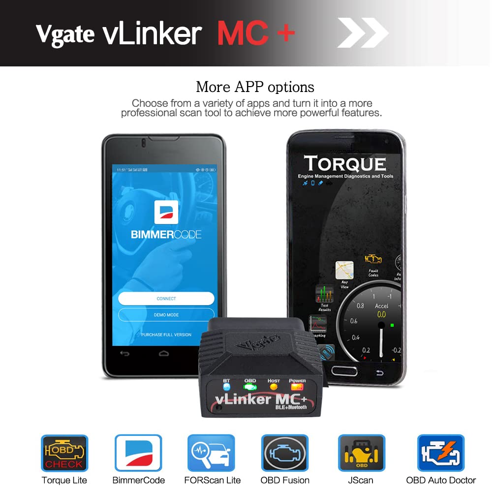 Vgate vLinker MC+ Escáner de Diagnóstico de Coche OBD2 - Imagen 6