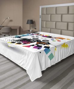 Sábana plana Lunarable Gamer, diseño moderno de mando de