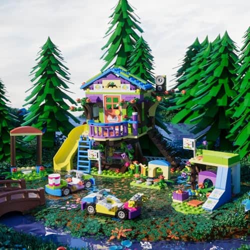 1274 Piezas Kit de Construcción de la Casa del Árbol y - Imagen 4