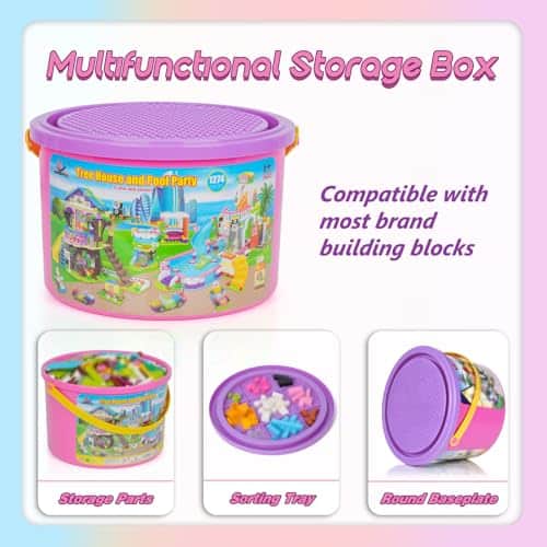 1274 Piezas Kit de Construcción de la Casa del Árbol y - Imagen 7