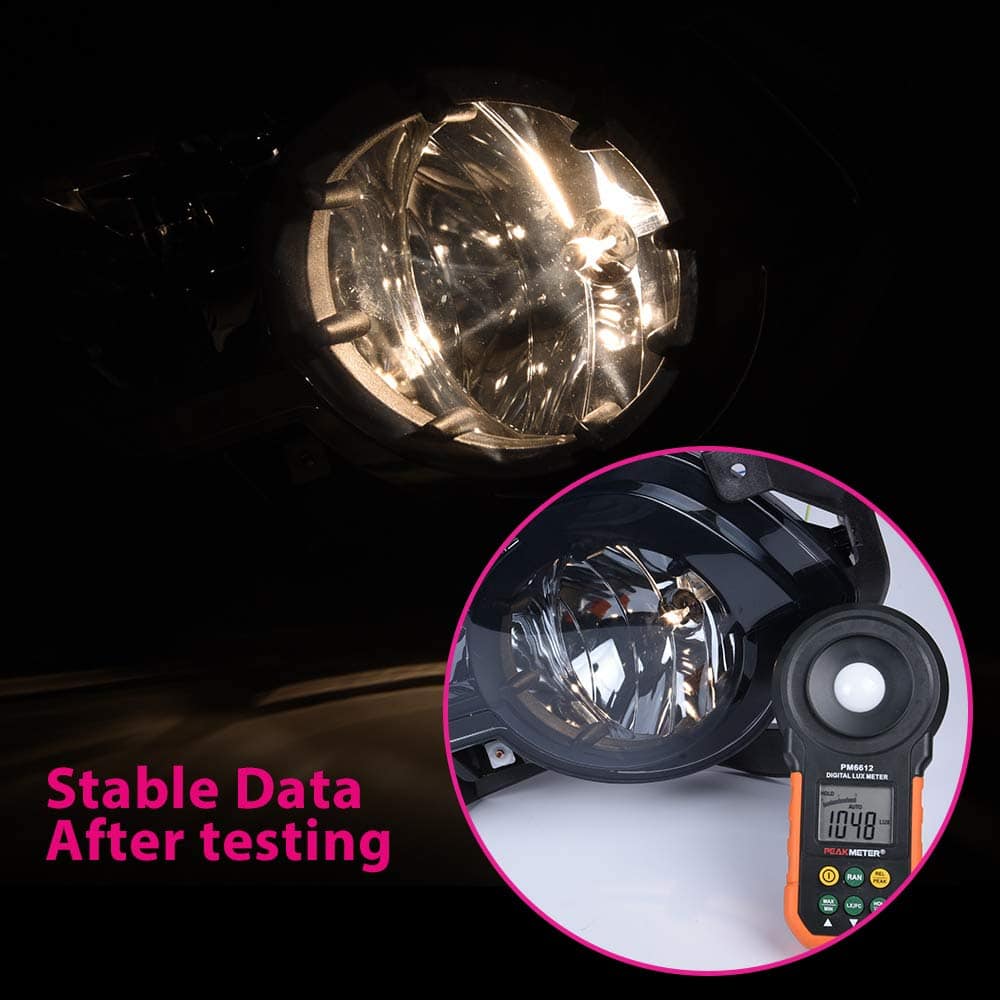 Luces antiniebla PIT66 Negras, Compatible con Chevy - Imagen 7