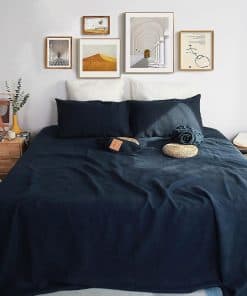 Juego de sábanas SÍMBOLO DE LA VICTORIA 100% Lino Orgánico,