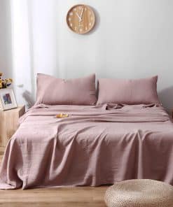 Juego de Sábanas de Lino Orgánico Francés 100%, Certificado