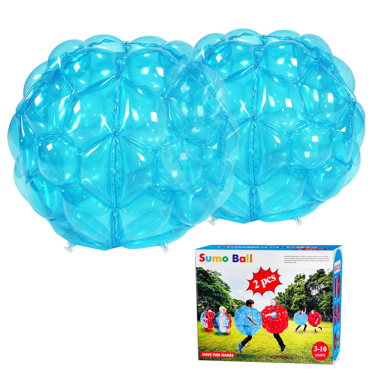 2 PC Kids Sumo Balls, Bumper Bounce Ball for Kids, Sumo - Imagen 9