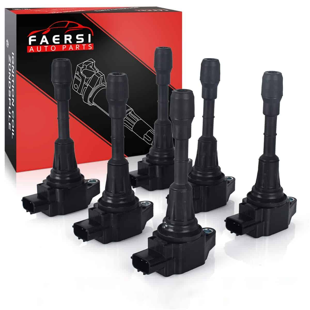 Paquete de 6 Bobinas de Encendido UF550 Compatible con