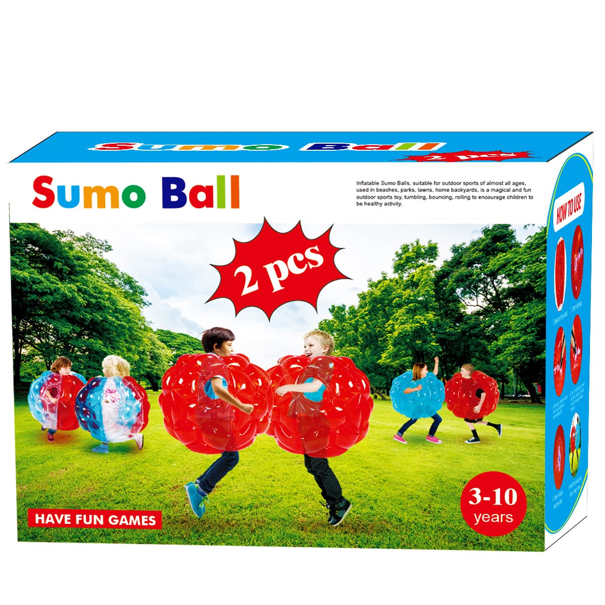 Bolas de Sumo para Niños, Juego de Bolas Buddy Bounce Sumo, - Imagen 10