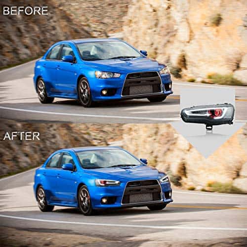 Faros Delanteros VLAND para Mitsubishi Lancer & EVO X - Imagen 9