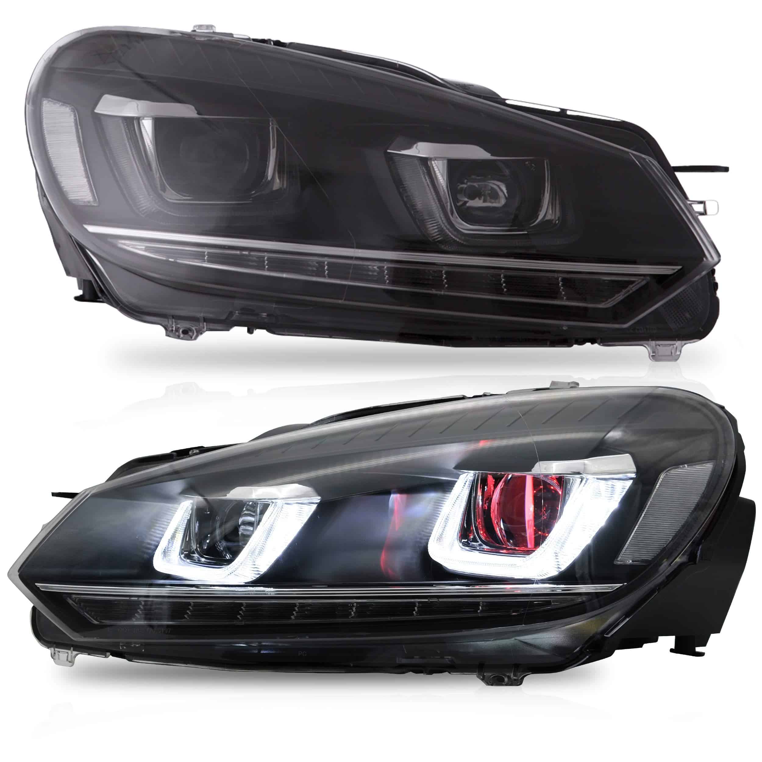Conjunto de Faros VLAND para Volkswagen Golf VW MK6