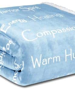 Manta WOLF CREEK - Manta Compassion (Marca) - -Azul Claro