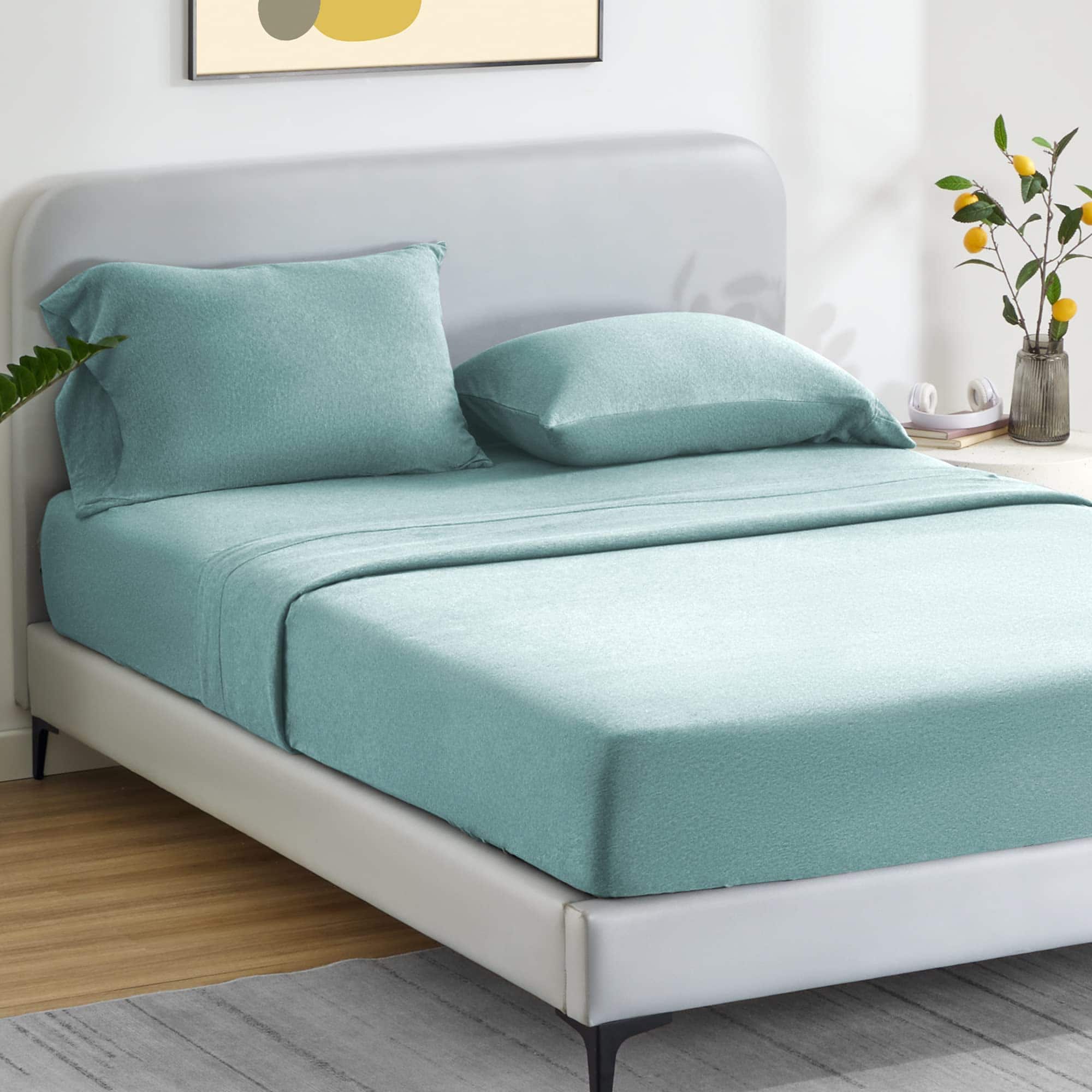 Conjunto de sábanas SLEEP ZONE de Jersey Knit Cotton para - Imagen 8