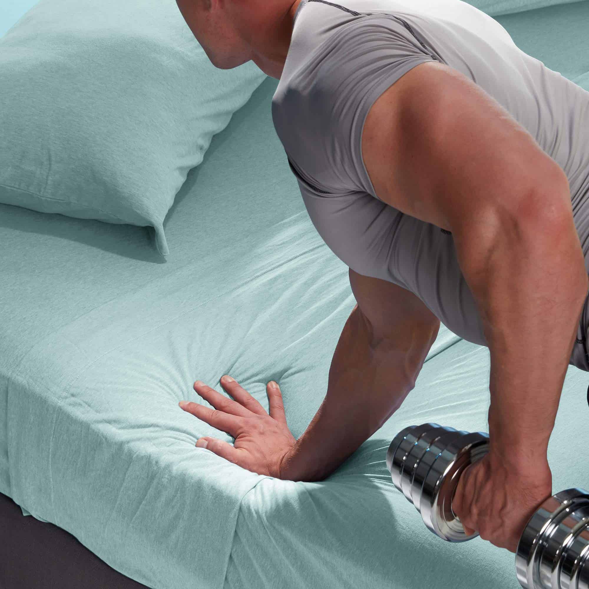 Conjunto de sábanas SLEEP ZONE de Jersey Knit Cotton para - Imagen 10