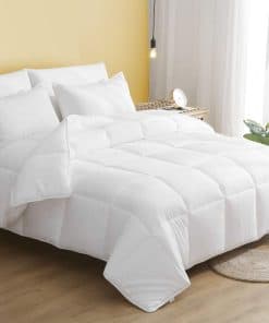 Edredón alternativo ligero de alta calidad con funda de