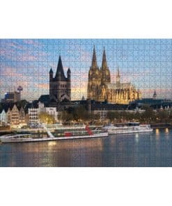 Rompecabezas de madera 1000 piezas Vista aérea de Colonia