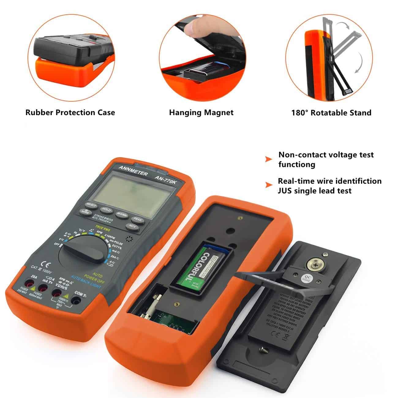 Multímetro Digital Automotriz AIOMEST AI-770K Analizador de - Imagen 7