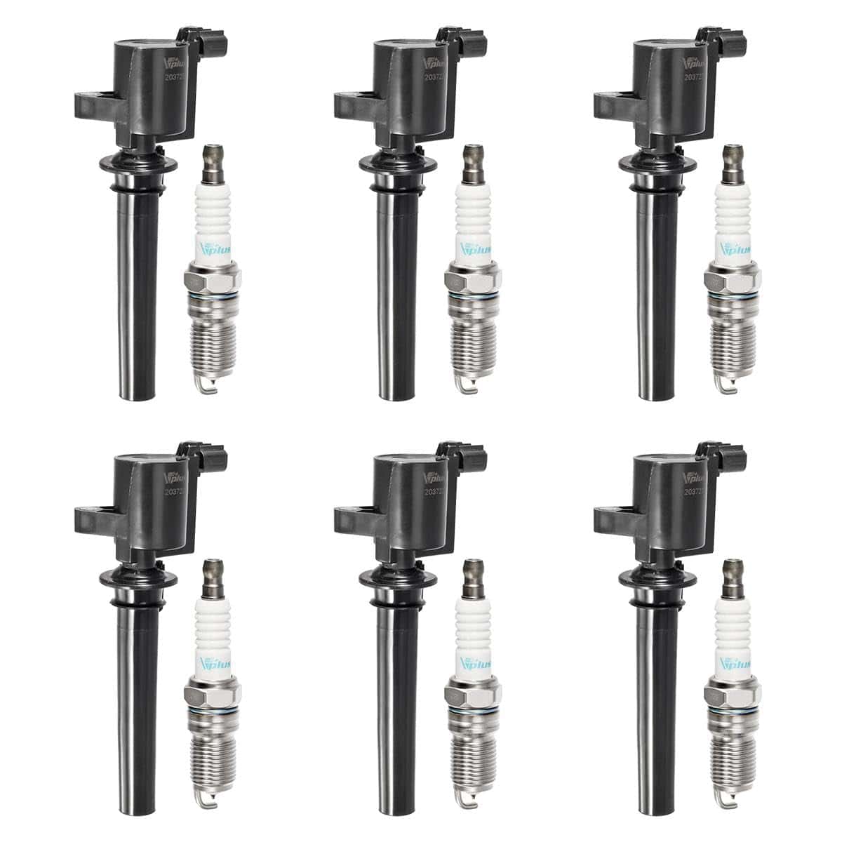 Conjunto de 6 Bobinas de Encendido DG500 FD502 y Bujías
