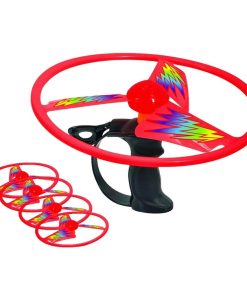 Discovery Toys Sky Spin Flying Aerial Disc Launcher Deluxe