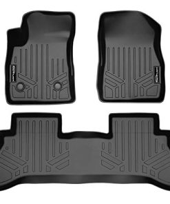 SMARTLINER Juego de tapetes a medida para 2 -Negro