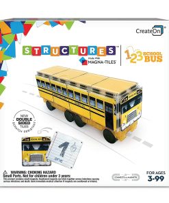 Set de Construcción CreateOn Magna-Tiles para Niños, 123