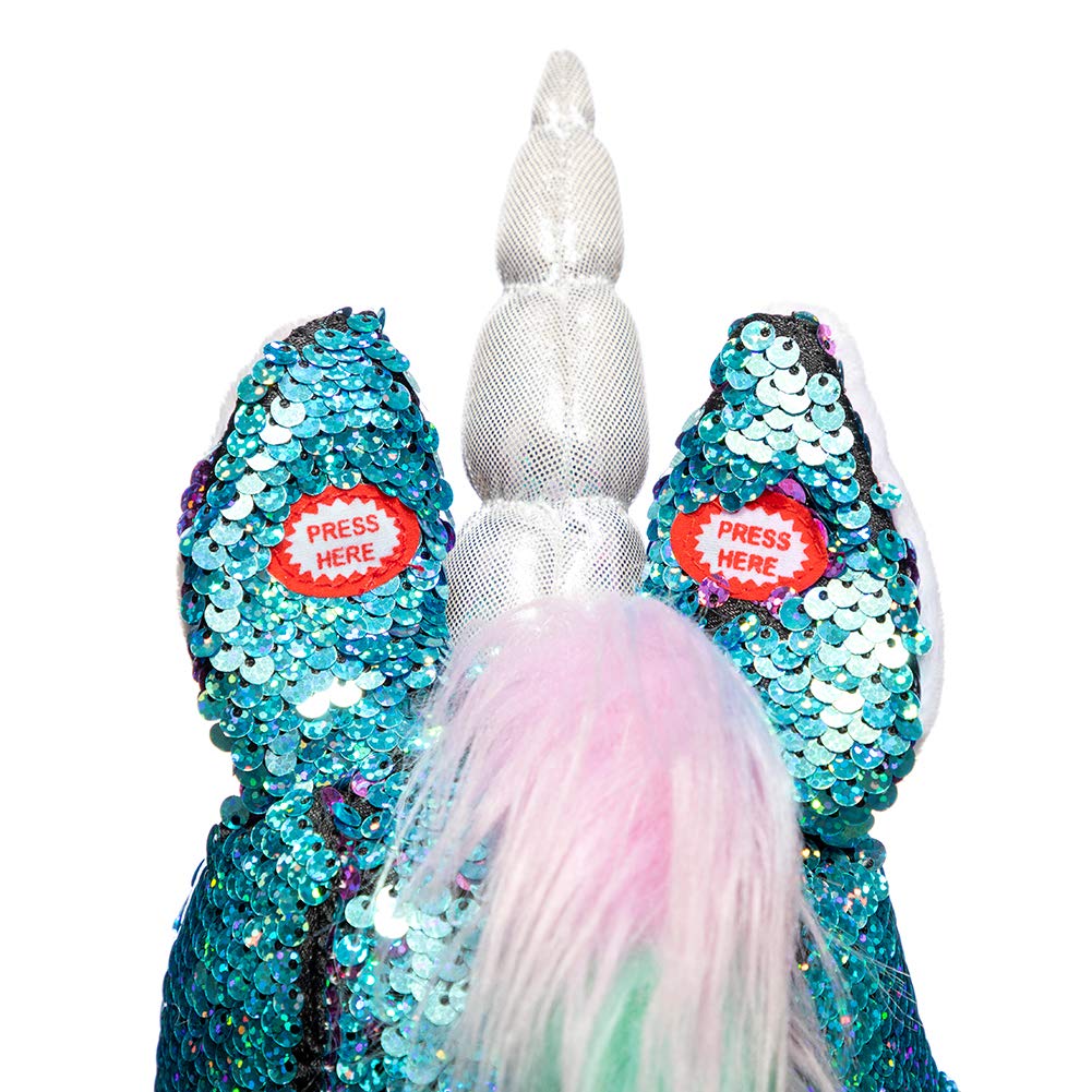 Caballo de Palo Unicornio con Lentejuelas de HollyHOME, - Imagen 4